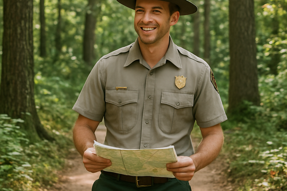 Park Ranger: Outdoor Job with Tranquil Responsibilities illustration
