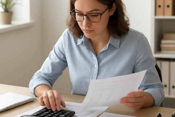 Bookkeeper: Organized Financial Management Role illustration