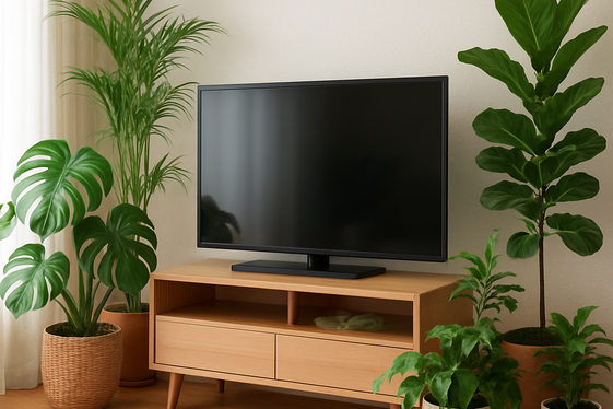 Blend Technology with Nature Using Indoor Plants illustration