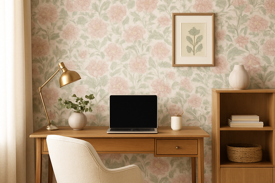 Vintage Floral Prints Reimagined for illustration