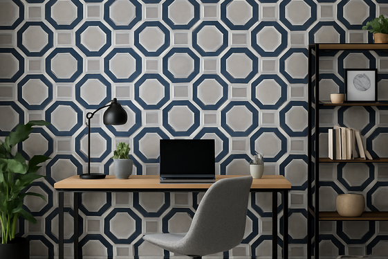 Geometric Patterns for a Modern Office Vibe illustration