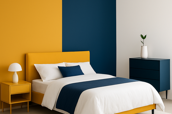 Opt for Color Blocking with Furniture and Decor illustration