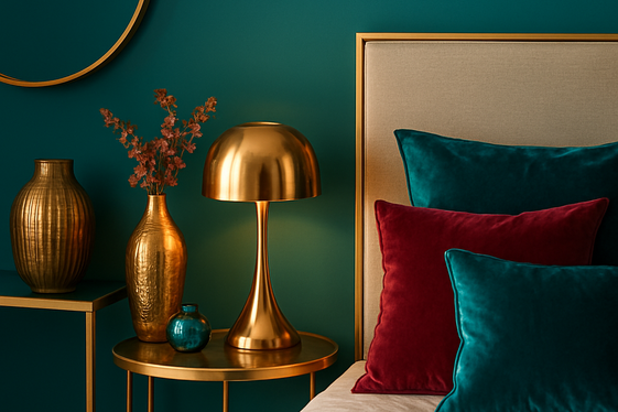 Introduce Metallics with Colorful Accents illustration