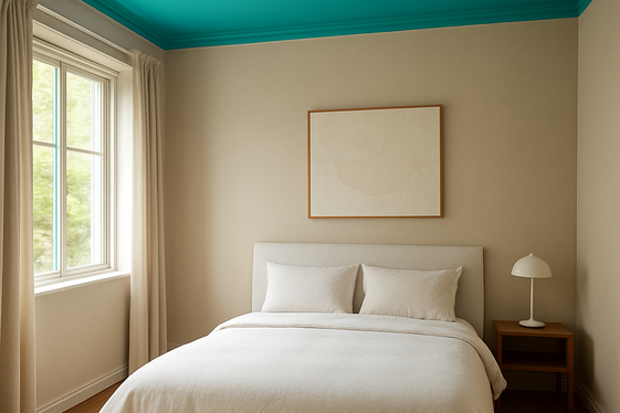 Use Colorful Ceiling Treatments for Unexpected Drama illustration