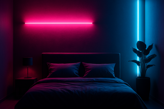 Use Neon Lighting to Make a Bold Statement illustration