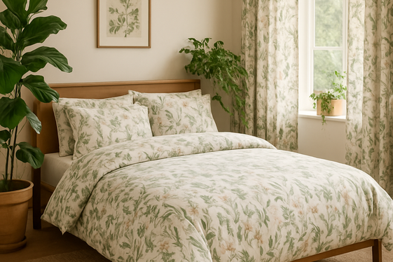 Choosing Plant-Themed Bedding and Accessories illustration