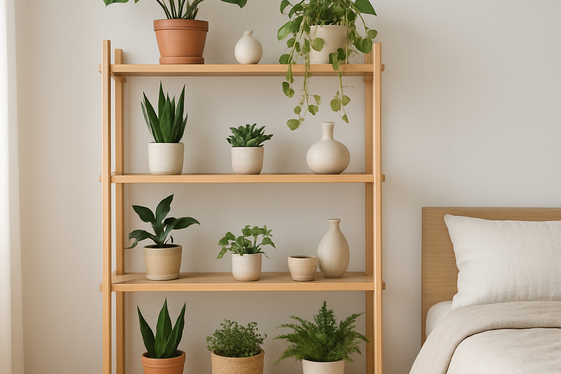 Using Plant Shelves to Display Variety illustration
