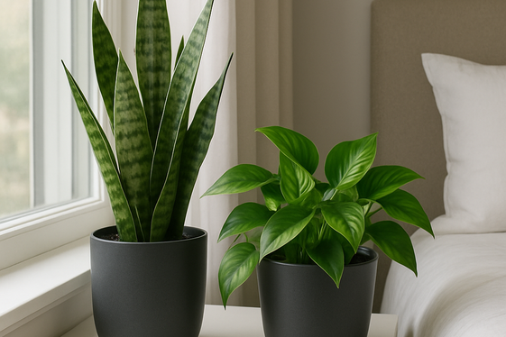 Choosing Air-Purifying Plants for Health Benefits illustration