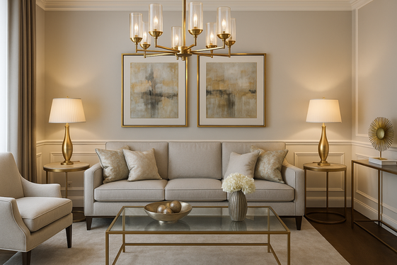 Incorporate Metallic Finishes for Subtle Glamour illustration