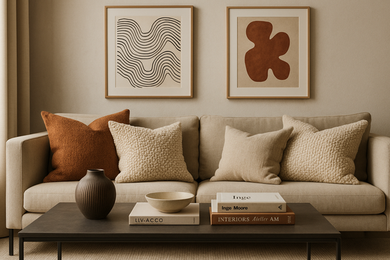 Personalize Your Living Room with Thoughtful Accessories illustration