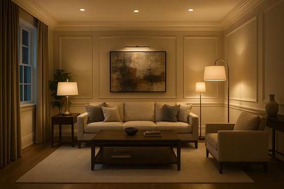 Create a Cozy Ambiance with Layered Lighting illustration