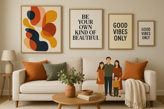 Use Statement Wall Art to Reflect Your Personality illustration