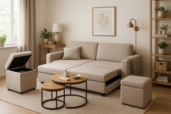 Choose Multifunctional Furniture for Small Spaces illustration