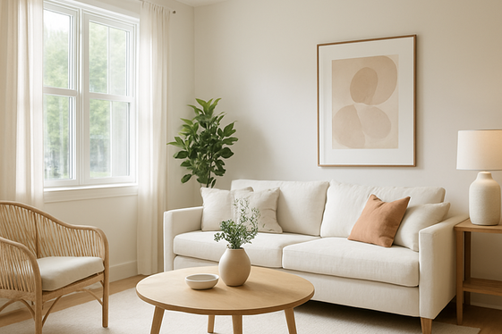Clean White with a Hint of Warmth illustration