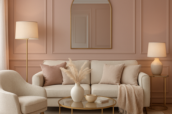 Dusty Pink for Cozy Elegance illustration