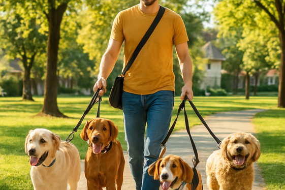Offer Pet Care or Dog Walking Services illustration
