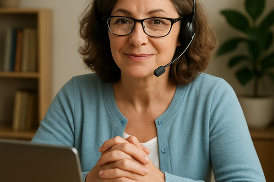 Telehealth Counselor and Therapist Roles illustration