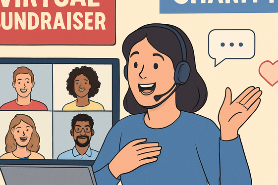 Virtual Fundraising Coordinator Positions illustration