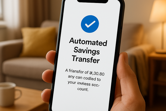 Automate Your Savings to Build Discipline illustration