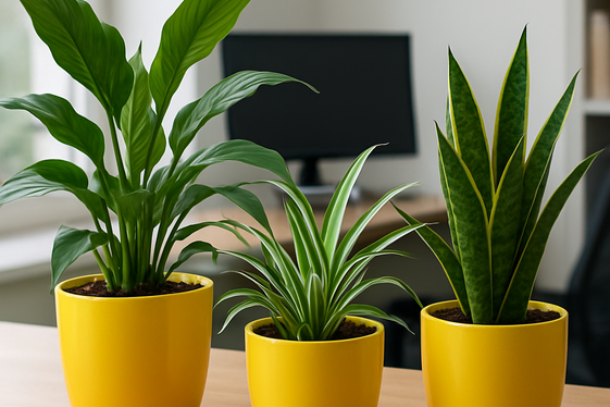 Incorporate Yellow Planters to Combine Nature and Brightness illustration