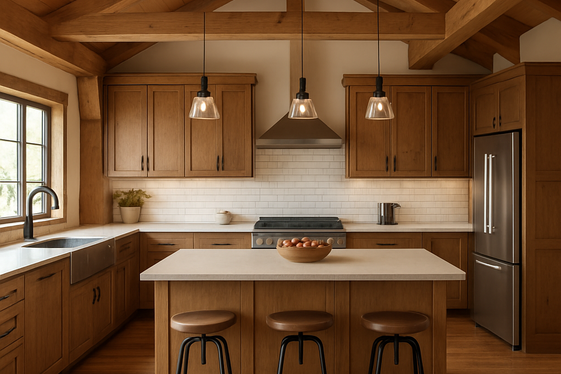 Incorporating Natural Wood Elements in Barndo Kitchens illustration