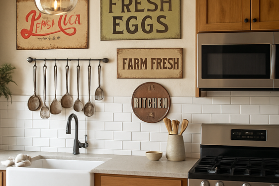 Incorporating Vintage Decor with Contemporary Features illustration