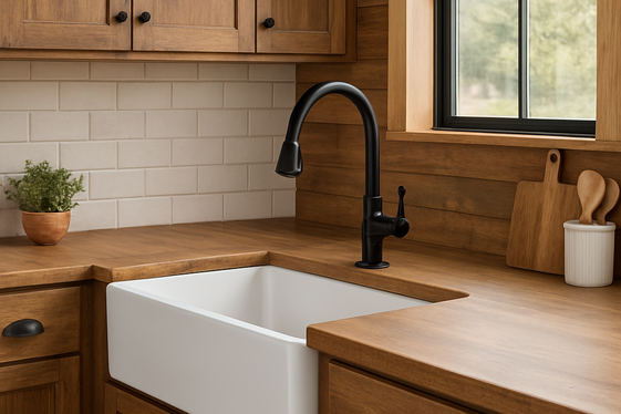 Farmhouse Sinks Blending Tradition and Modernity illustration