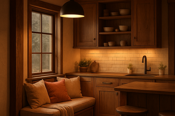 Balancing Open Space with Cozy Corners illustration