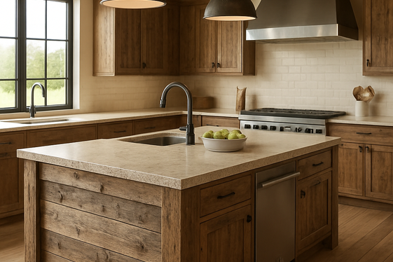 Large Kitchen Islands as Functional Focal Points illustration