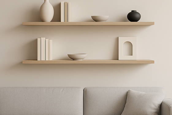 Floating Built-In Shelves for a Minimalist Look illustration