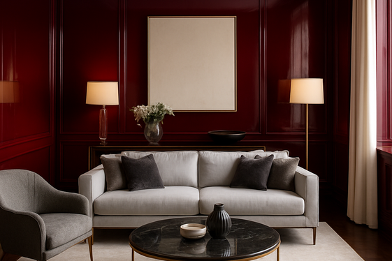 Glossy Dark Red for a Luxe, Contemporary Feel illustration