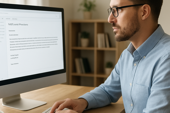 Remote Email Support Agent: Managing Customer Communication illustration