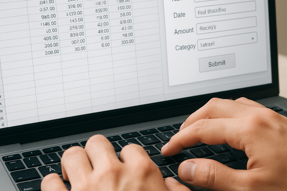 Data Entry Clerk: Accuracy and Attention from Home illustration