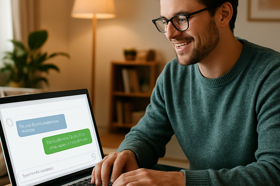 Online Chat Support Specialist: Communicate and Assist Remotely illustration
