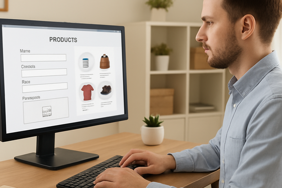 E-commerce Product Lister: Helping Businesses Grow Online illustration