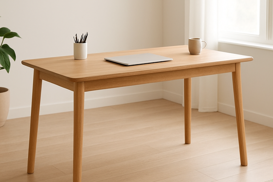 Minimalist Wooden Office Tables for a Clean Look illustration