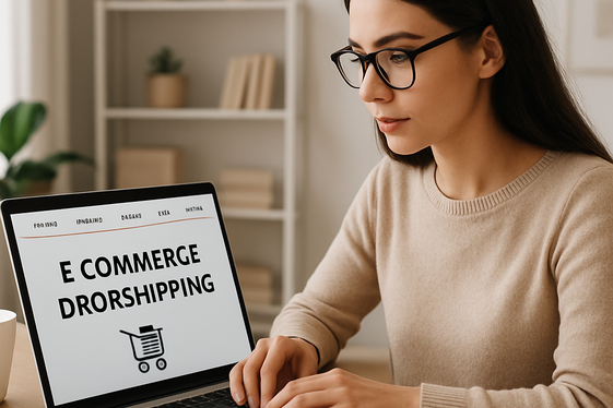 Automate Dropshipping E-commerce Stores illustration