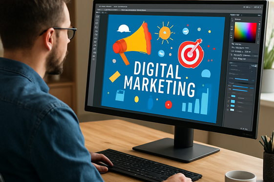 Remote Graphic Designer Specialized in Marketing illustration