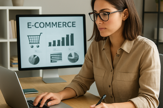 E-commerce Digital Marketing Manager Role Open illustration