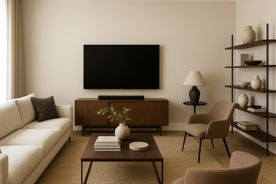 Creating Balance with Asymmetrical Furniture Arrangement illustration