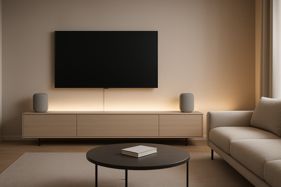 Blending Technology Seamlessly into Your Living Room illustration