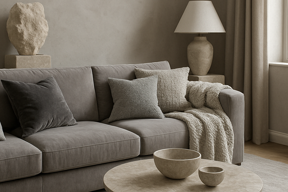 Mixing Textures to Enhance Grey Elegance illustration