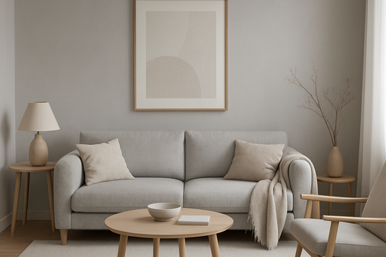 Using Grey to Create a Cozy Minimalist Space illustration