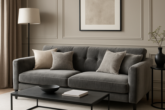 Grey Furniture as the Focal Point illustration