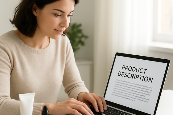Write Basic Product Descriptions or Reviews illustration