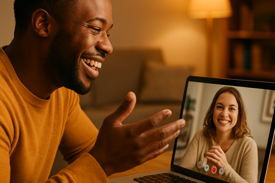 Be a Friendly Chat Companion or Motivational Buddy illustration