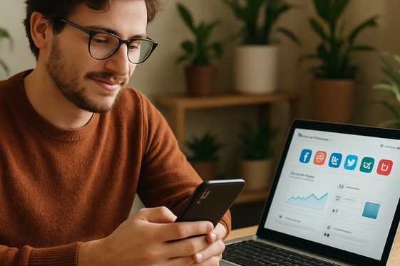 Help with Social Media Engagement illustration