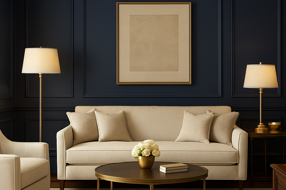 Rich Navy Blue for a Calm, Sophisticated Vibe illustration