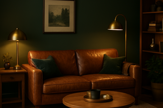 Moody Forest Green for a Cozy, Nature-Inspired Space illustration