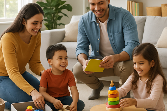Family Lifestyle and Parenting in Your Home illustration